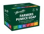 Henrietta Farmers Pumice Soap - White Twin Pack