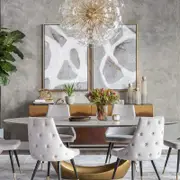 Abstract Grey Milk 2 sets Canvas Prints
