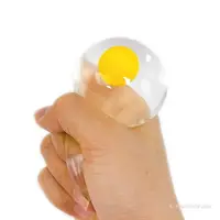 在飛比找樂天市場購物網優惠-雙蛋黃 蛋黃哥 捏捏蛋 荷包蛋 透明/一個入(促20) 假蛋