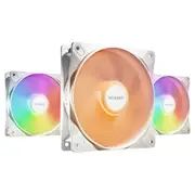 Be Quiet! Light Wings LX 120mm PWM Fan 3 Pack White