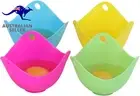 Egg Poacher, Perfect Poached Egg Maker, Non-Stick Poached Eggs Cups, Microwave E