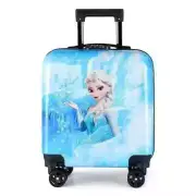 Frozen Elsa 3D Carry On Hard Shell Suitcase Luggage Light Weight 18" AU STOCK