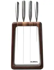 [Global] Hashira Knife Block Set 5 Piece in Walnut