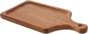 MAGICLULU Handmade Wooden Food Serving Tray Pizza Wooden Plate Wood Tray Smooth Wood Board