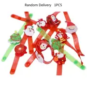 Christmas Party Silicone Bracelets Soft for Kid Party Favor Funny Reuse