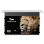 Winways UST Throw ALR 120'' Electric Lenticular Ceiling Tab-Tension Screen