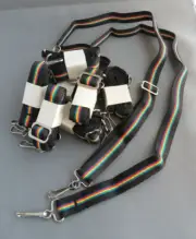 Vintage Polaroid COLOR Camera Rainbow Neck Strap Adjustable NOS / NO paper BAND