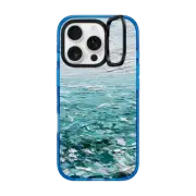 iPhone 16 Pro Impact Ring Stand Case MagSafe Compatible Graceful Waters