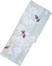 [Modern Sakura] Women's Authentic Traditional Japanese Yukata, aka Casual Kimono, Brown Goldfish in Gray, Gray, One Size