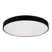 Orbis Tricolour LED Ceiling Light Black 50cm