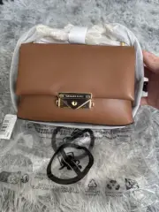 Michael Kors Brown Cece Small Shoulder Bag