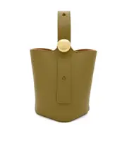 Loewe Pebble Mini Bucket Bag One size olive