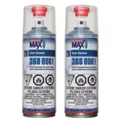 2 CAN USC SPRAYMAX 2K GLAMOUR HIGH GLOSS CLEAR COAT SPRAY MAX 3680061 AEROSOL
