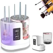 AVCXEC Electric Make Up Brush Cleaner, 3-in-1 Make Up Brush Cleaner, Portable Automatic USB Make Up Brush Cleaner, with Air Drying Function, for Most Make Up Brush Sizes