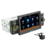 5in MP5 Player Car Radio Bluetooth FM Receiver Audio Head Unit W/Rear Camera Kit