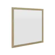 Gracelyn Dresser Mirror Vanity Dressing Table Solid Wood Frame - Smoke
