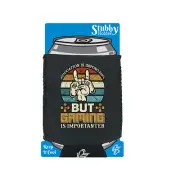 Education Is Important Gaming Gamer - Novelty Funny Cooler Holders Stubby Holder