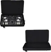 rokeblau Large Capacity Storage Bag For Pioneer DDJ-SR2/DDJ-SR/Native Instruments Traktor Kontrol S4 Mk3, Portable Bag Adjustable Shoulder Strap,Protective Bag For DJ Console And Accessories (black)
