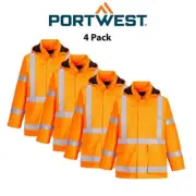 Portwest 4 Packs Bizflame Rain TTMC Class D/N Flame Resistant Multi Jacket FR604