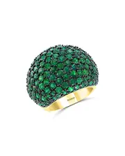 Bloomingdale's Fine Collection Emerald Statement Ring in 14K Yellow Gold