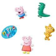 [Crocs] Crocs Peppa Pig Character 5Pck - Unisex Sport Accessories