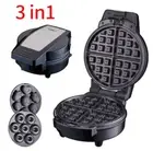 3-in-1 sandwich machine, waffle maker, donut maker, bread and breakfast maker