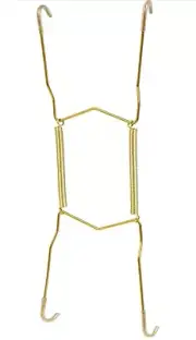 ProSource Plate Hanger 8-11 Inch Brass