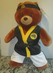 Build A Bear Workshop Cobra Kai Plush Bear 2021 Exclusive With Outfit NWT