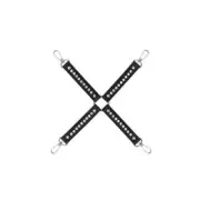 Ouch Diamond Studded Hogtie Black Restraint