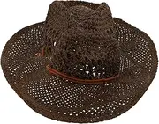 [WHAMVOX] 1pc Cowboy Hat Visor Girl Outfit Ladies Cowboy Hat Western Style Hats for Men Wide Hat Womens Hats Mens Fedora Hats Cowgirl Straw Hat Straw Braid Hat Sun Block Hat Summer Clothing