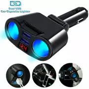 Car Cigarette Lighter Adapter DC 12V 2 Way Double Plug Socket Charger Splitter
