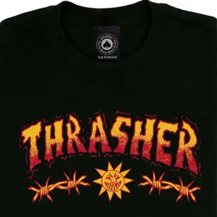 THRASHER 美線 311585 SKETCH TEE 短T (黑色) 化學原宿