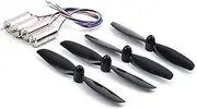8520 Coreless Motor 8.5 x 20mm Brushed Motors + 75mm CW CCW Propeller for DIY Micro QX95 QX110 Quadcopter RC Drone
