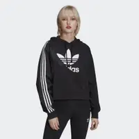 在飛比找PChome24h購物優惠-【ADIDAS】HOODIE 女 連帽T恤 黑-HC7050