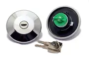 MORRIS MINI CLUBMAN Fully Chrome Vented Locking Petrol Fuel Cap ALL YEARS