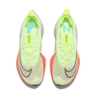 Nike 競速跑鞋 Air Zoom Alphafly Next% 螢光綠 橘 女鞋 CZ1514-700