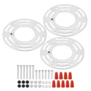 4 Inch Light Fixture Mounting Bracket 3set Ceiling Light Plate Kit Wall Crossbar