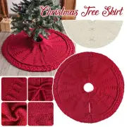 Christmas Tree Skirt Knitted Tree Skirt Christmas Tree Decorations Home Decor