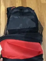 Trailworthy PICNIC BACKPACK Red & Black w/ Insulated Cooler Compartment NOS