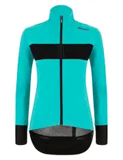 Santini Guard Mercurio Women's Jacket - Aqua Size S