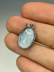 3.64g METEORITE MUONIONALUSTA pendant SILVER.925 #MET12