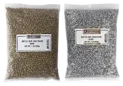 Bottle Seal Wax Beads, Wax Bead Color Set- Metallic (1lb Gold, 1lb Silver)