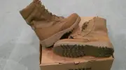 US Army Military Combat Issue Coyote GI Boots Bates 8.5 N Hot Weather Paintball