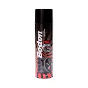 12 x Boston Tyre Shine Maintenance Aerosol Sprays 350G Tire Care and Protection