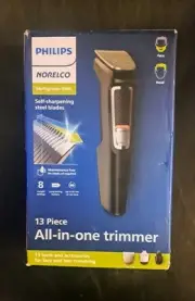 PHILIPS Norelco Multigroon 3000 All-In-One Trimmer 13 Pieces New Open Box
