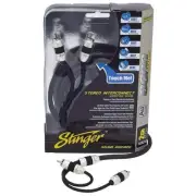 Stinger 8000 Series - 2 Channel Triple Shielded 17ft/5m RCA