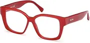 [MaxMara] MM5184 066 Shiny Light Red 52/14/140 Women's Frame, 066 Shiny Light Red, 52/14/140