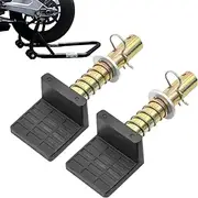 Motorcycle Rear Wheel Stand - 2 Motorcycle Rear Stand, Swingarm Spool Lift Stand | Heavy Duty Motorcycle Stand Attachment, Motorcycle Paddock Stand Hooks for Rear Wheels, 5.9x1.97x0.8in