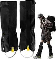 [Generic] Trail Running Gaiters, Boot Guard for Hunting, Multifunctional Legging Gaiters for Skiing, Hiking, Landscaping, Construction, Camping