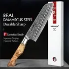 Santoku Knife 67 Layers Damascus Super Steel Wood Handle Chef Slicing Beef Cut L